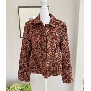 Harvé Benard Lined-Blazer Tapestry Design Size 14